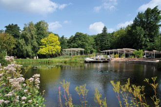 Pergola am See im Kurpark Kurpark Bad Bevensen BBM image foto.de neu